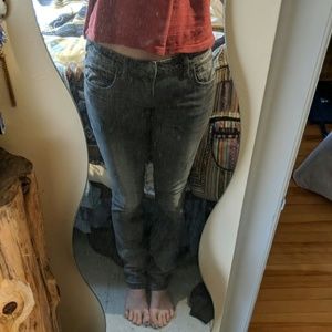 Gray Free People Jeans